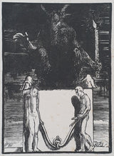 Load image into Gallery viewer, Frederick Carter Woodcut Circa.1920