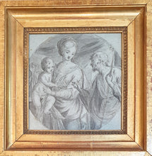 Load image into Gallery viewer, Italian School Mid 17th.Century Drawing The Holy Family