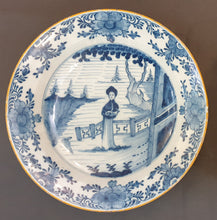 Load image into Gallery viewer, 18th.Century Delftware Blue And White Charger Circa.1760