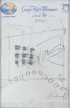 Load image into Gallery viewer, Emilio Scanavino Italian Abstract Expressionist Pencil Drawing 1961