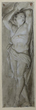 Load image into Gallery viewer, Paolo Gerolamo Piola Study Of A Standing Figure Genovese School 17th.Century