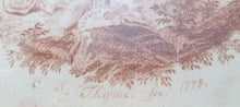 Load image into Gallery viewer, An Allegory Of The Arts 18th.Century Red Chalk Drawing 1778