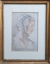 Load image into Gallery viewer, Paul Sandby R.A. Red And Black Chalk Portrait Study Anne Sandby Circa.1760