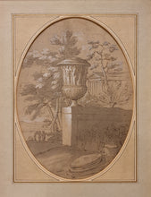 Load image into Gallery viewer, Isaac De Moucheron Study Of An Urn In A Classical Landscape Dutch School Circa.1700.