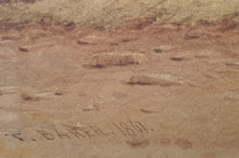 Load image into Gallery viewer, Thomas Baker Of Leamington Watercolour Cattle In A Landscape 1861