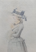 Load image into Gallery viewer, Anthony Highmore Watercolour Figure Study Circa.1785