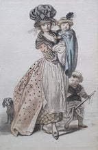 Load image into Gallery viewer, John Collet Watercolour Study Of A Mother And Her Children Circa.1775