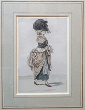 Load image into Gallery viewer, John Collet Watercolour Study Of A Young Woman Wearing A Bonnet Circa.1775