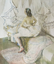 Load image into Gallery viewer, Erlund Hudson Watercolour A Corner Of The Dressing Room Circa.1946