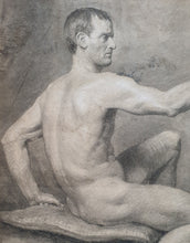 Load image into Gallery viewer, English School 18th.Century Academic Nude Study