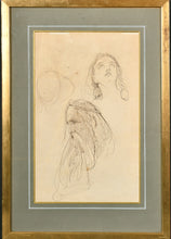 Load image into Gallery viewer, Sir William Boxall R.A. Pen And Ink Drawing Head Studies Circa.1825