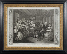 Load image into Gallery viewer, William Hogarth The Harlots Progress A Set Of Six 18th.Century Copper Engravings In Sanded Slip Frames
