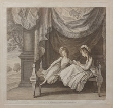 Load image into Gallery viewer, Lady Diana Beauclerk Stipple Engraving By Francesco Bartolozzi The Artists Daughters 1780
