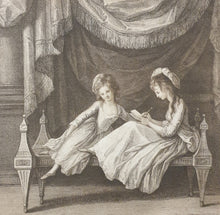 Load image into Gallery viewer, Lady Diana Beauclerk Stipple Engraving By Francesco Bartolozzi The Artists Daughters 1780
