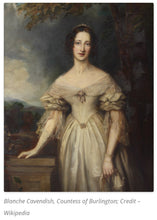 Load image into Gallery viewer, Thomas Overton Watercolour Portrait Lady Blanche Georgiana Howard Countess Of Burlington Wearing Coronation Robes 1837
