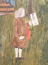 Load image into Gallery viewer, Large 18th.Century Primitive Watercolour Sir William Molineux And His Family Circa.1770
