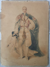Load image into Gallery viewer, James Stephanoff O.W.S. Portrait Of Robert Stewart Lord Castlereagh Wearing Garter Robes Circa.1820
