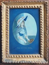 Load image into Gallery viewer, 18th.Century Chinese Export Reverse Glass Painting The Oyster Girl Circa.1780
