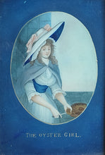 Load image into Gallery viewer, 18th.Century Chinese Export Reverse Glass Painting The Oyster Girl Circa.1780
