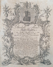 Load image into Gallery viewer, Rococo Trade Card Shudall And Stone Robe Makers London Circa.1760
