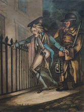 Load image into Gallery viewer, Henry William Bunbury Watercolour Drawing Damn&#39;d Sick Circa.1780
