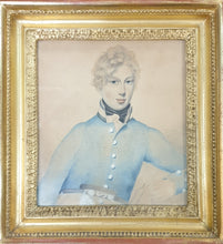 Load image into Gallery viewer, Georgian Watercolour Portrait Of A Midshipman Circa.1800
