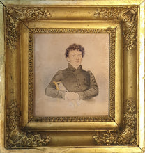 Load image into Gallery viewer, C G Dillon Early 19th.Century Watercolour Portrait Of A Gentleman Circa.1820
