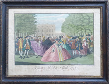 Load image into Gallery viewer, Louis Boitard Hand Coloured Copper Engraving Taste A-La-Mode 1745
