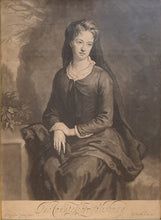 Load image into Gallery viewer, JI Smith Mezzotint Engraving After Sir Godfrey Kneller The Countess Of Salisbury 1695
