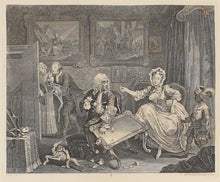 Load image into Gallery viewer, Willliam Hogarth The Harlots Progress The Set Of Six Copper Engravings
