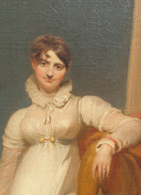 Load image into Gallery viewer, George Henry Harlow Portrait Of Dame Catherine Bolton Niece Of Lord Nelson Circa.1803
