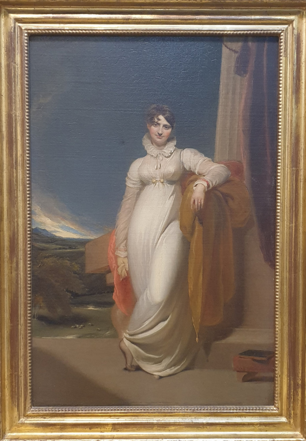 George Henry Harlow Portrait Of Dame Catherine Bolton Niece Of Lord Nelson Circa.1803