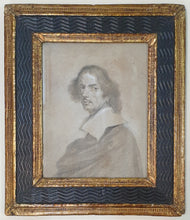 Load image into Gallery viewer, Jan Miel 17th.Century Self Portrait Drawing
