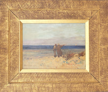 Load image into Gallery viewer, Frank Brangwyn RA Oil Landscape Painting The Coast Of Tunis Circa.1890
