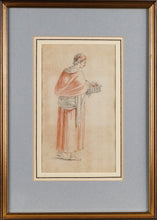 Load image into Gallery viewer, Mary Hoare A Group Of Three Red Chalk Figure Studies Circa.1780

