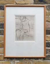 Load image into Gallery viewer, Frank Owen Dobson R.A. Study Of A Seated Girl 1914
