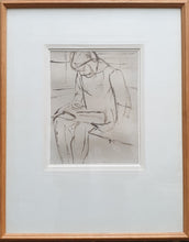 Load image into Gallery viewer, Frank Owen Dobson R.A. Study Of A Seated Girl 1914

