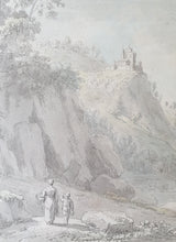 Load image into Gallery viewer, Anthony Devis Italianate Landscape Watercolour Circa.1770.
