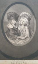Load image into Gallery viewer, John Raphael Smith R.A Les Deux Ami Mezzotint Engraving 1778
