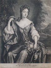 Load image into Gallery viewer, JI Smith Mezzotint Engraving After G Kneller Madam D&#39;Avenant Circa.1690.
