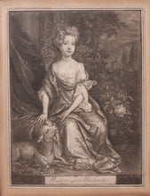 Load image into Gallery viewer, JI Smith Mezzotint Engraving After W Wissing Madam Jane Skeffington Circa.1690.
