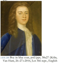 Load image into Gallery viewer, John Saunders Pastel Portrait Of A Young Gentleman Circa. 1730

