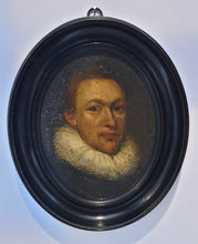 Load image into Gallery viewer, Dutch School 17th.Century Portrait Miniature On Copper Circa.1660.
