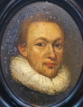Load image into Gallery viewer, Dutch School 17th.Century Portrait Miniature On Copper Circa.1660.
