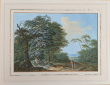 Load image into Gallery viewer, FW Hoijnck 18th.Century Dutch School Gouache Landscape Painting 1792.
