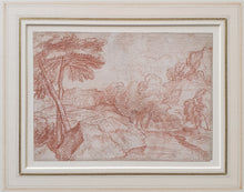 Load image into Gallery viewer, Jacques Rousseau 17th.Century French School Red Chalk Landscape Drawing
