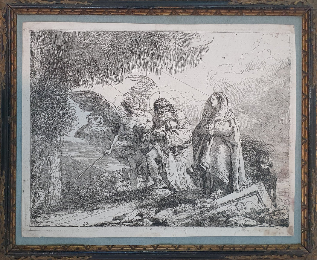 Giambattista Tiepolo Etching The Flight Into Egypt 1753