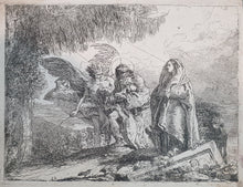 Load image into Gallery viewer, Giambattista Tiepolo Etching The Flight Into Egypt 1753
