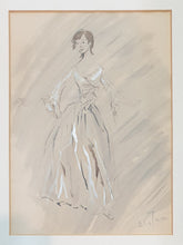Load image into Gallery viewer, Cecil Beaton Watercolour Costume Design Circa. 1950
