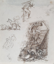 Load image into Gallery viewer, John Masey Wright O.W.S. An Archive Collection Of Drawings On Shakespearean Subjects Circa. 1825
